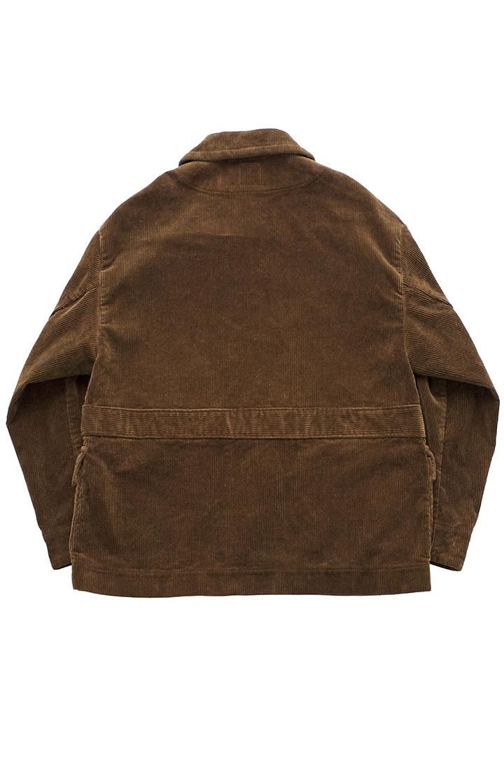 Porter Classic - CORDUROY NORFOLK JACKET - GOLDEN 