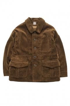 Porter Classic - CORDUROY TAILORED DOUBLE JACKET - GOLDEN BROWN ...