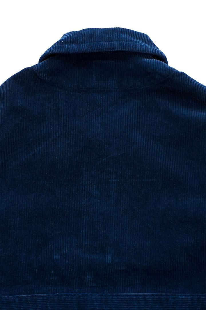 Porter Classic - CORDUROY NORFOLK JACKET - BLUE ポータークラシック