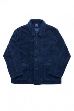 Porter Classic - CORDUROY TAILORED DOUBLE JACKET - BLUE ポーター ...