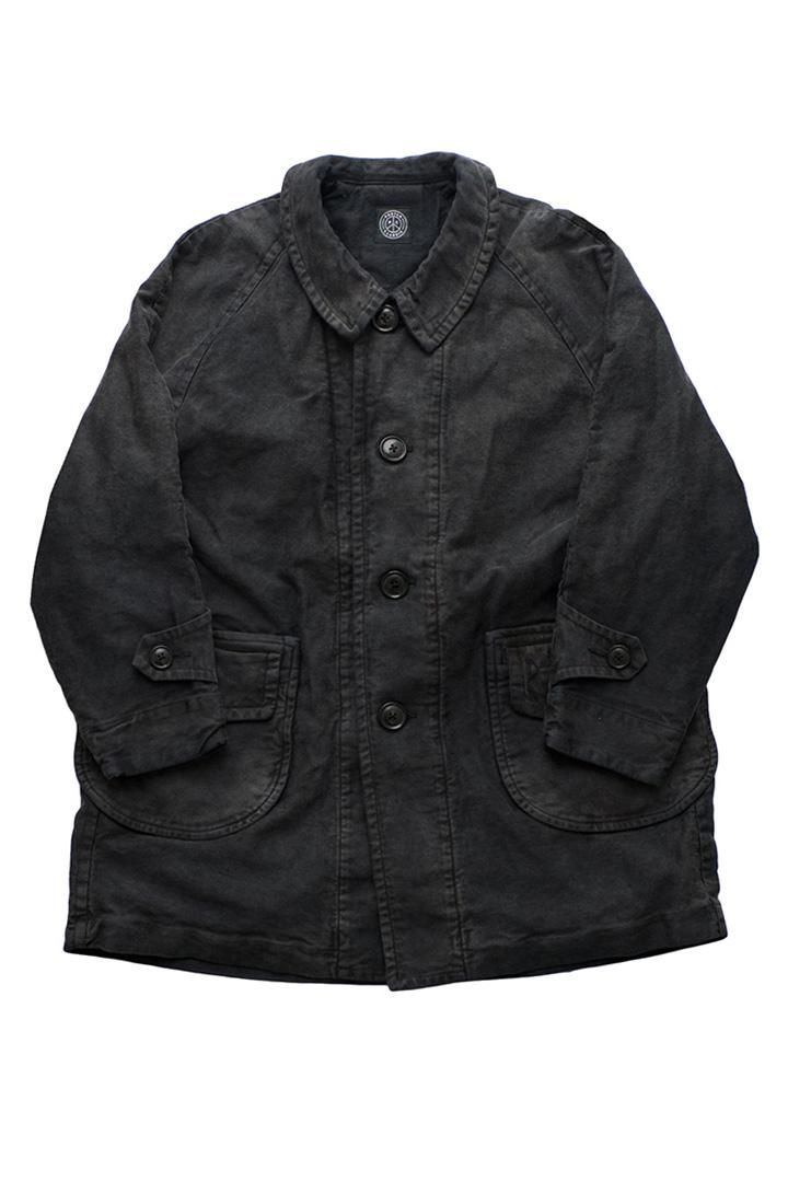 Porter Classic - MOLESKIN COAT - BLACK ポータークラシック 