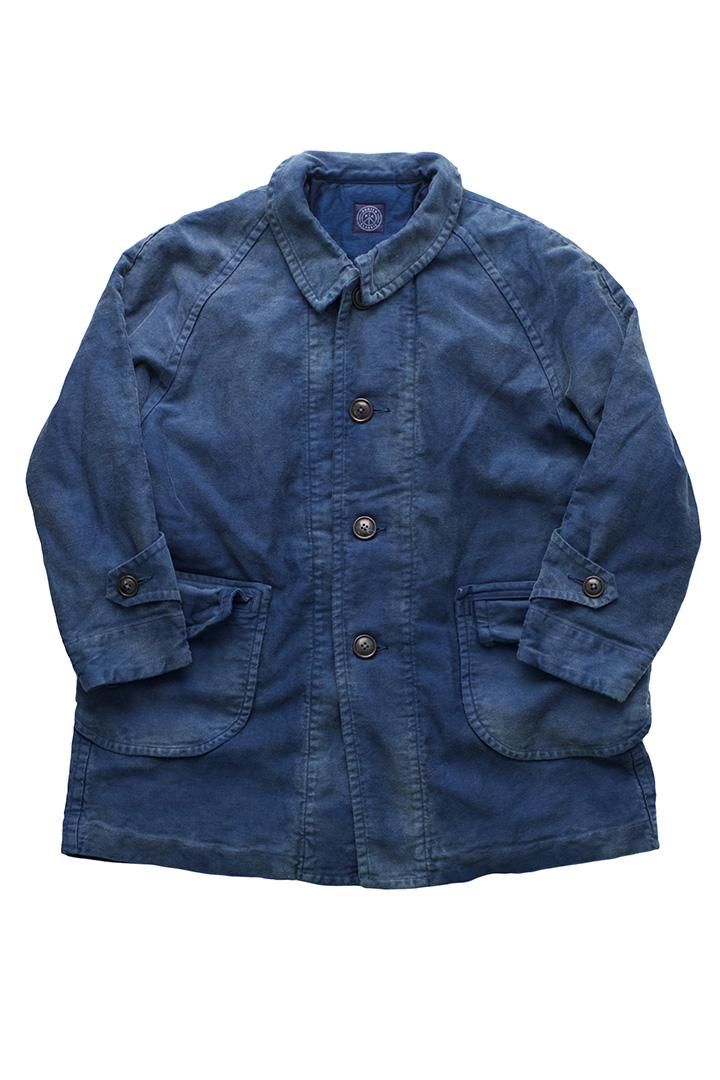 Porter Classic - MOLESKIN COAT - BLUE ポータークラシック 