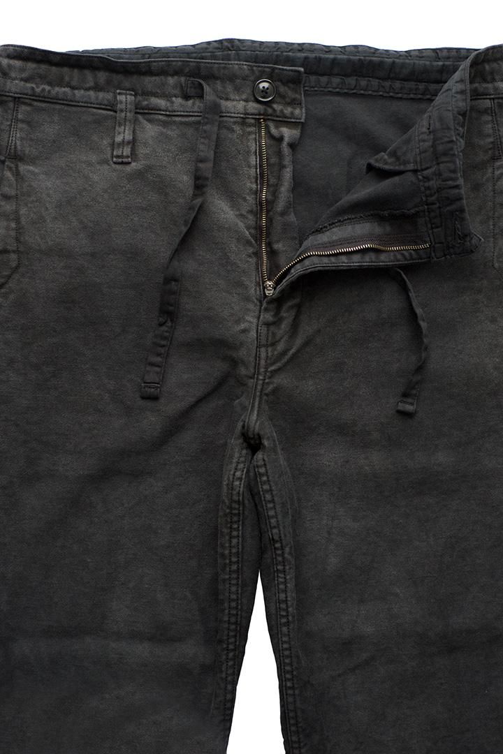 Porter Classic - MOLESKIN PANTS - BLACK ポータークラシック