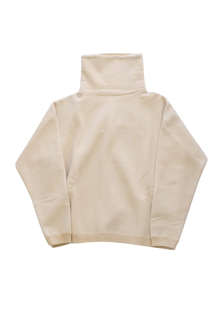 Porter Classic - WOOL HIGH-NECK PULLOVER - WHITE ポーター