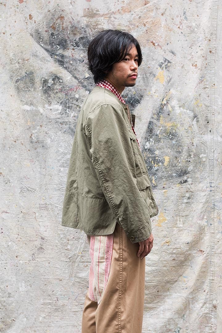 ポータークラシック MOLESKIN NO-COLLAR JACKET￥41800