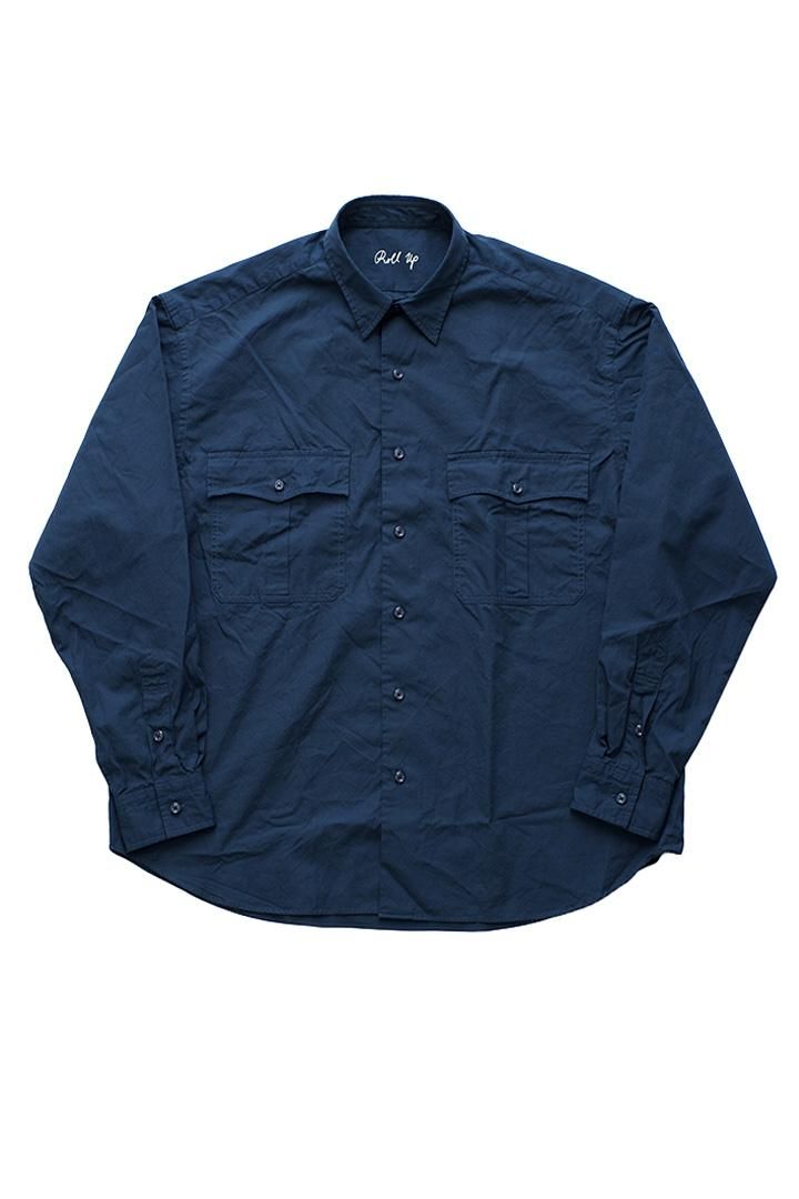 Porter Classic - ROLL UP SHIRT - NAVY /S | www.darquer.fr