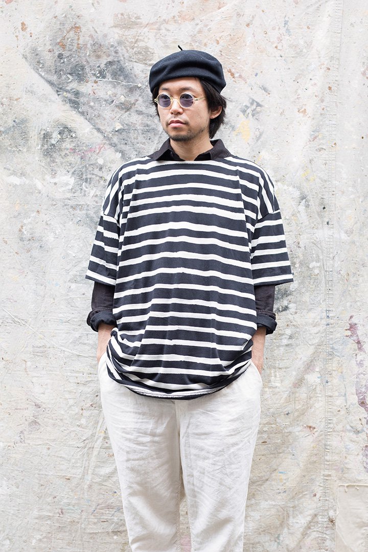 Porter Classic ARTIST BORDER T-SHIRT ポータークラシック ポーター