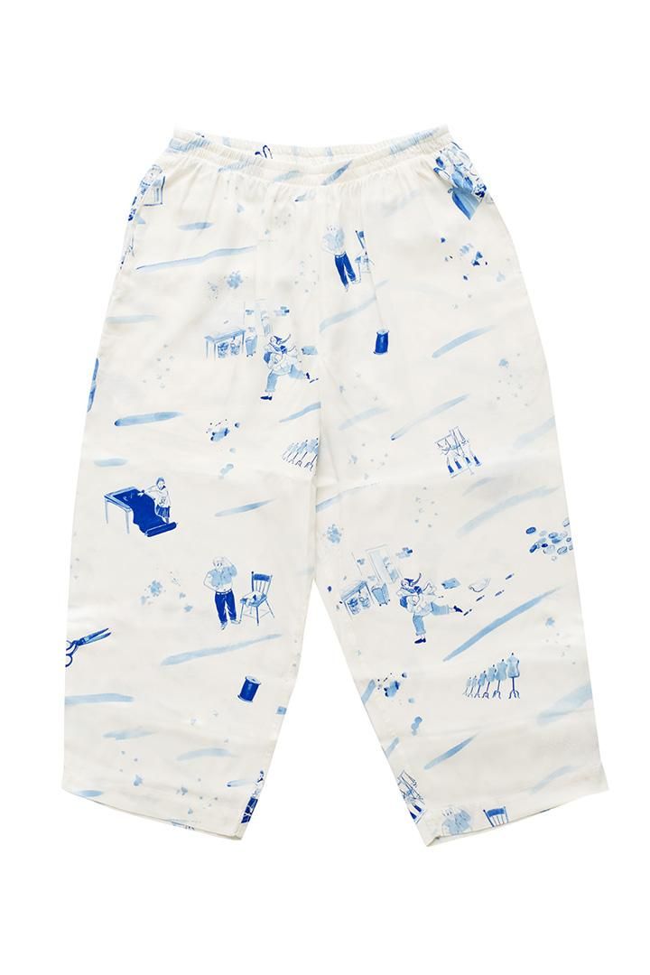 デポー Porter Classic ALOHA PANTS ボトム M レーヨン NVY