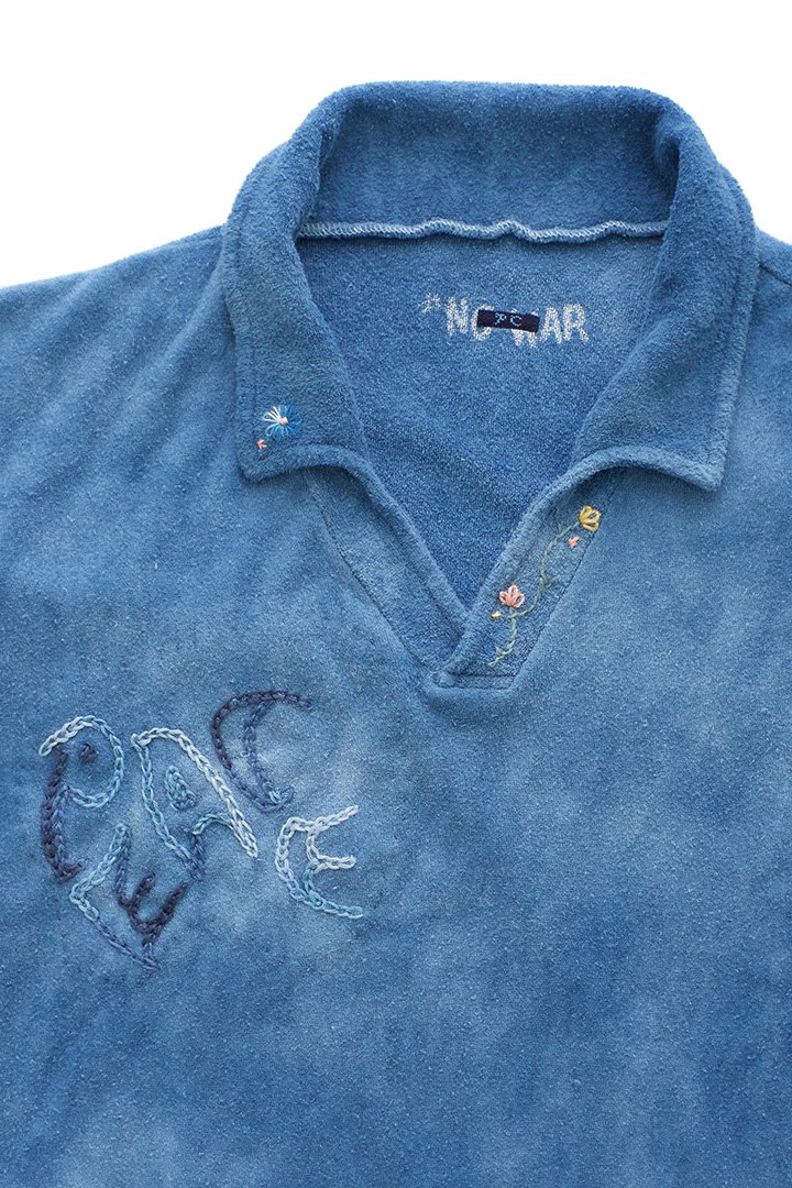 HAND WORK HIPPIE POLO SHIRT - expressroadsideassistance.com