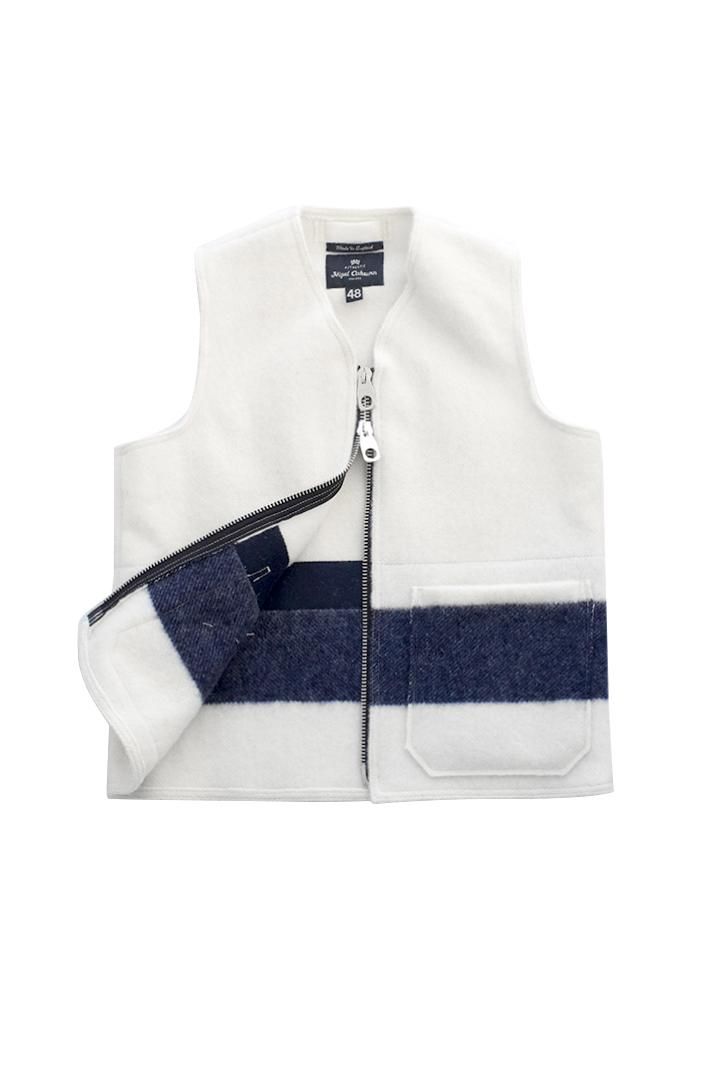 【17AW】 ZIP OVER VEST NIGEL CABOURN 48着丈65cm