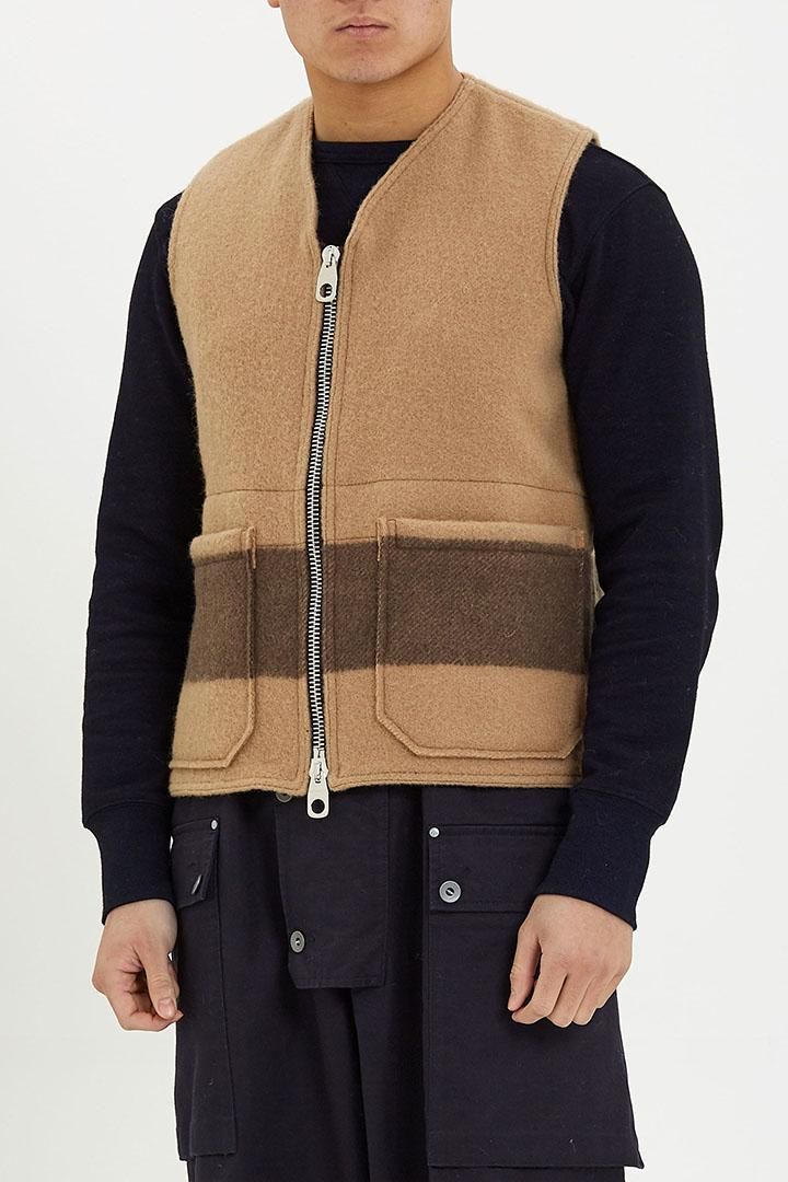 価額全部ショップの中に 亮さん専用 ナイジェルケーボン/ZIP OVER VEST 