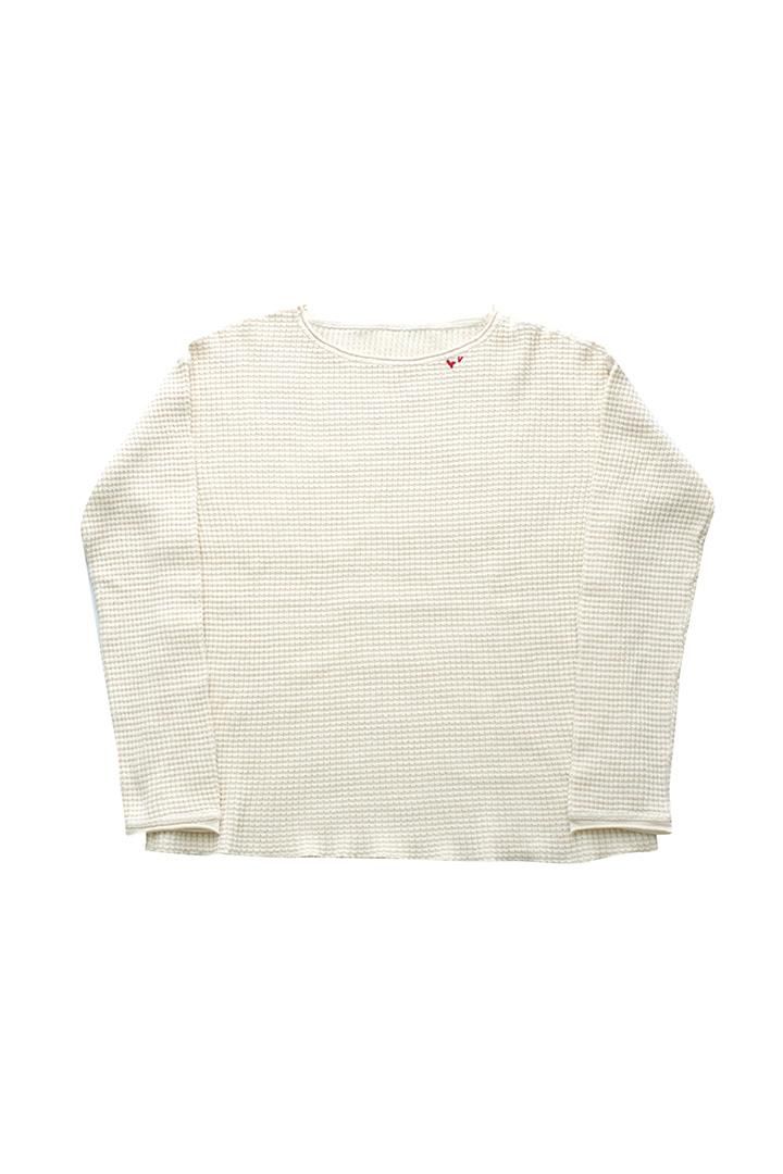 Porter Classic - FRENCH THERMAL CREWNECK - WHITE ポーター ...