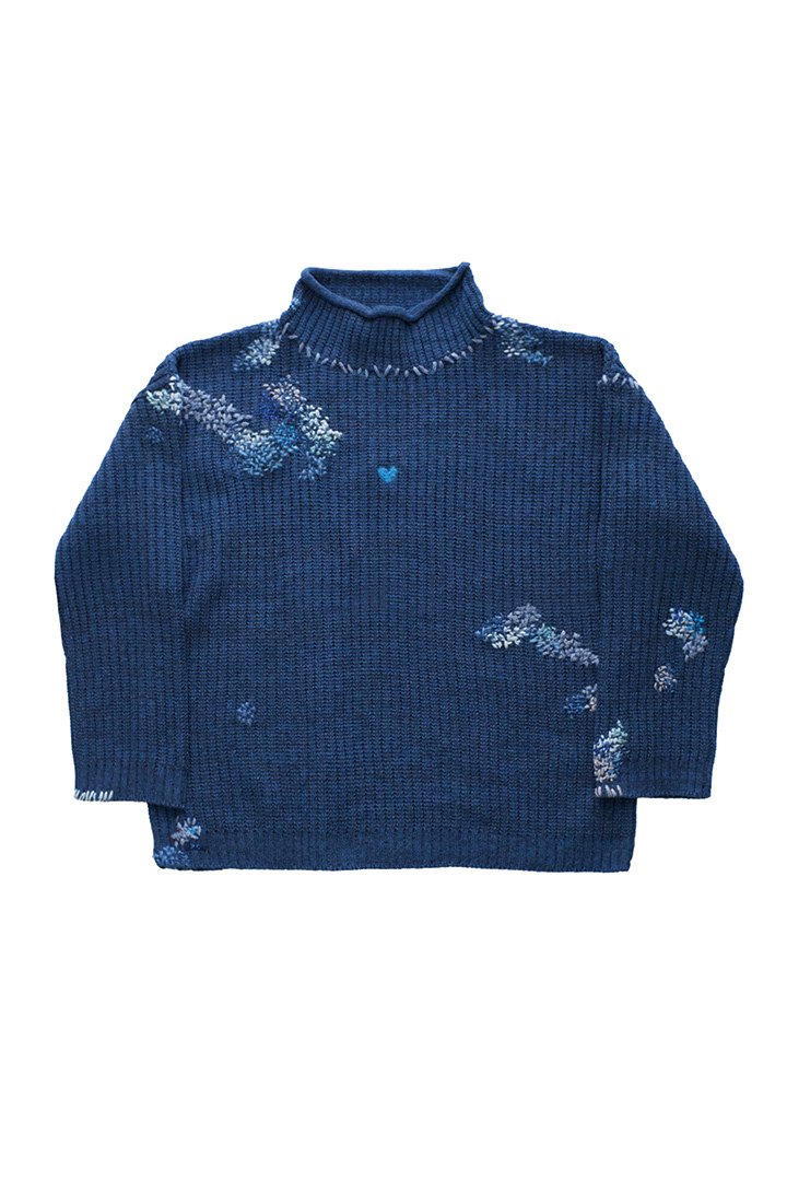 Porter Classic - HAND WORK HEART KNIT - ニット/セーター