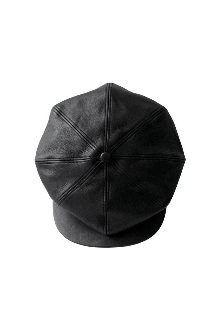 オールドジョー　キャスケット　7 1/4　ブラック　レザー ディアスキン オールドジョー キャスケット 7 1/4 ブラック レザー ディアスキン