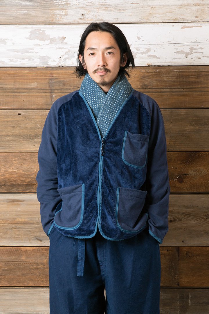 Porter Classic ポータークラシック ヘンリーネック コットンニット L