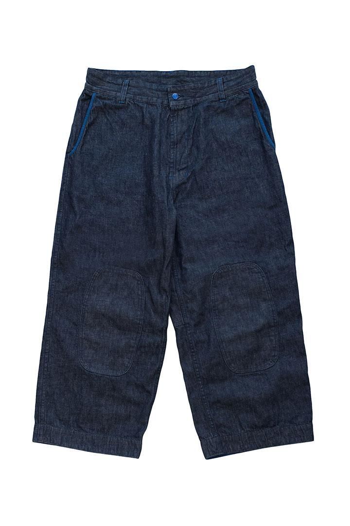 Porter Classic - KENDO DENIM WIDE PANTS 2018 - BLUE ポータークラシック 《剣道デニム ワイドパンツ  2018》ブルー エクスクルーシブ - 通販 - - PHAETON