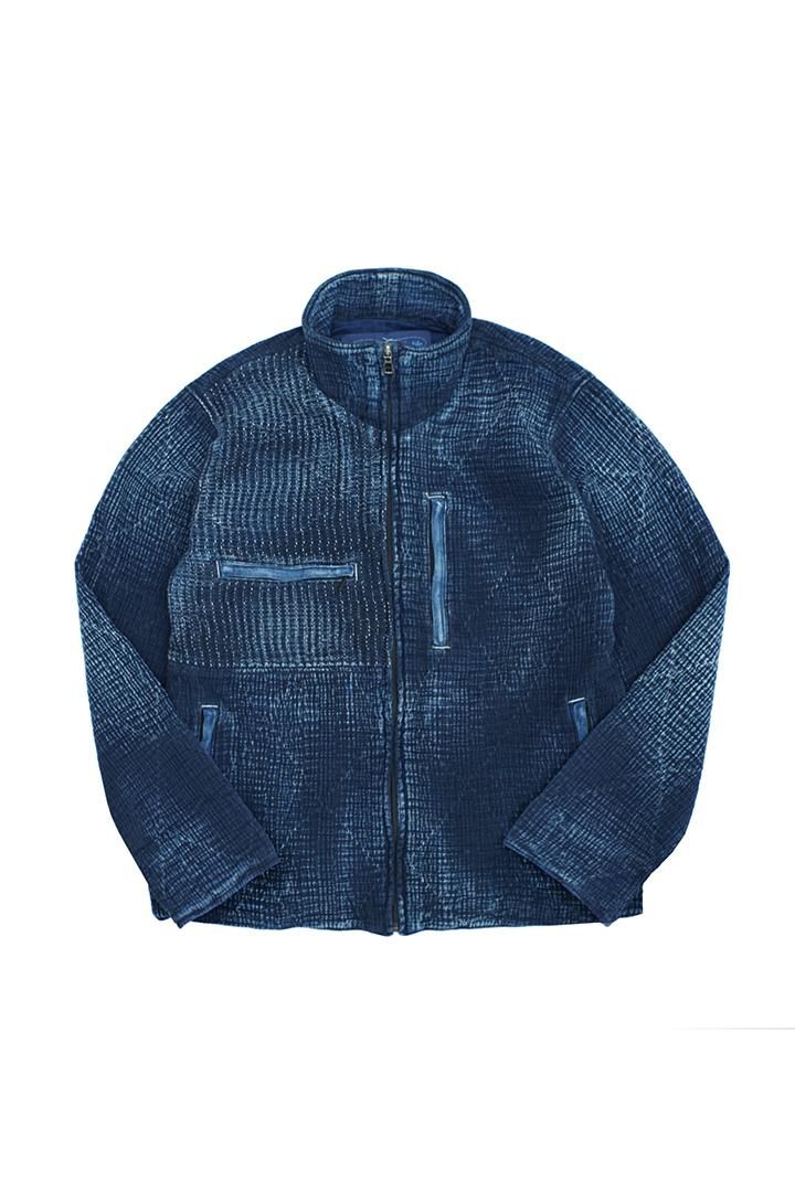 SASHIKO LIGHT ZIP UP OUTDOOR JACKET