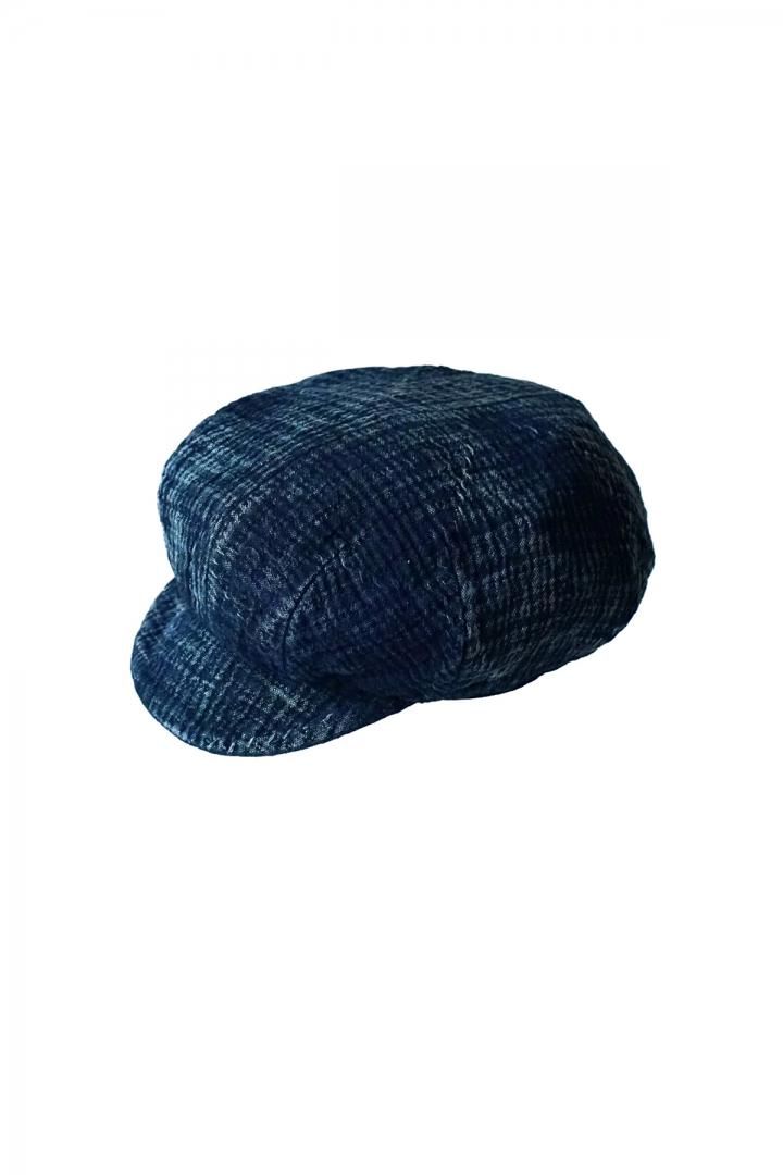 ファッションSASHIKO LIGHT CASQUETTE  NEW BLUE