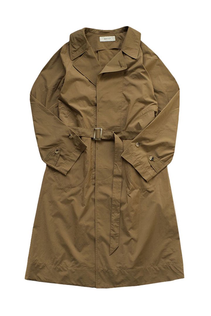 WRYHT - BELTED RIDING COAT - TABAC