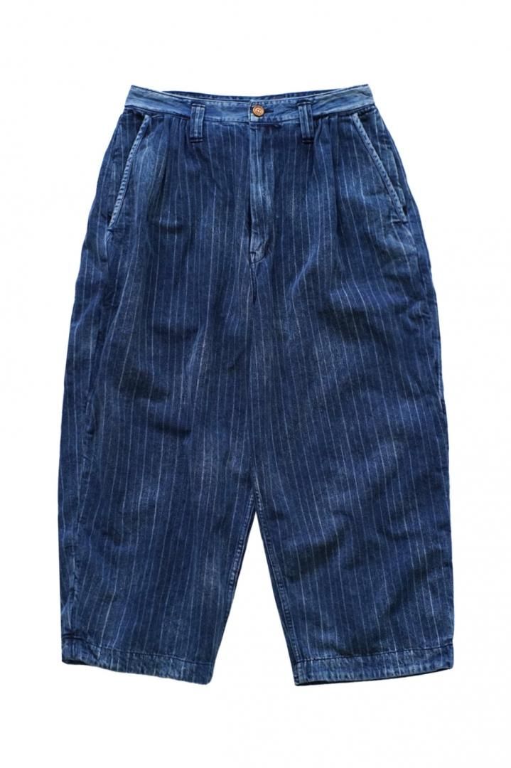 Porter Classic - HAWAIIAN DENIM PANTS - BLUE ポータークラシック ...