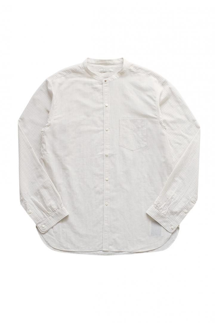 Old Joe STUD BUTTON BAND COLLAR SHIRTS - シャツ