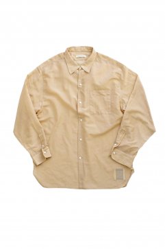 OLD JOE - SIMPLE SMALL COLLAR SHIRTS - BISQUE