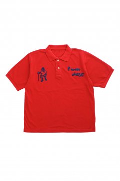 Porter Classic - POLO SHIRT - RED ポータークラシック ポーター ...