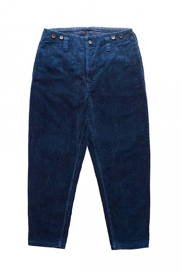 Porter Classic - CORDUROY PANTS 2018 - BLUE ポーター