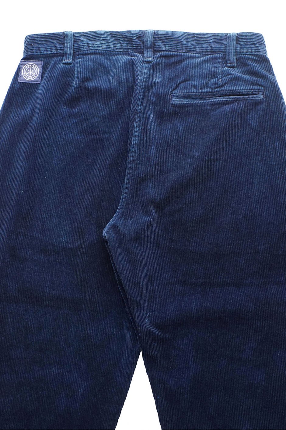 Porter Classic - CORDUROY PANTS type 2012 MOLESKIN - BLUE ポータークラシック 《コーデュロイパンツ  2012 モールスキン型》ブルー - 通販 - PHAETON