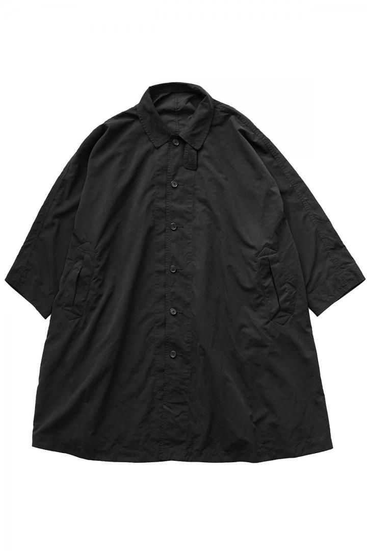 Porter Classic - WEATHER SWING COAT - BLACK