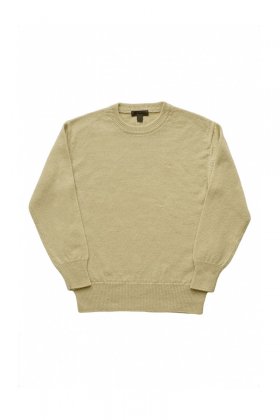 Nigel Cabourn - 40s CREW NECK SWEATER WASHABLE WOOL- IVORY
