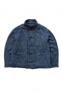 ポータークラシック KASURI CHINESE JACKET - INDIGO-eastgate.mk