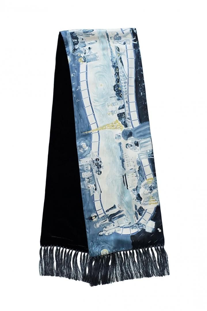 Porter Classic シルク SILK STOLE PARIS | eclipseseal.com