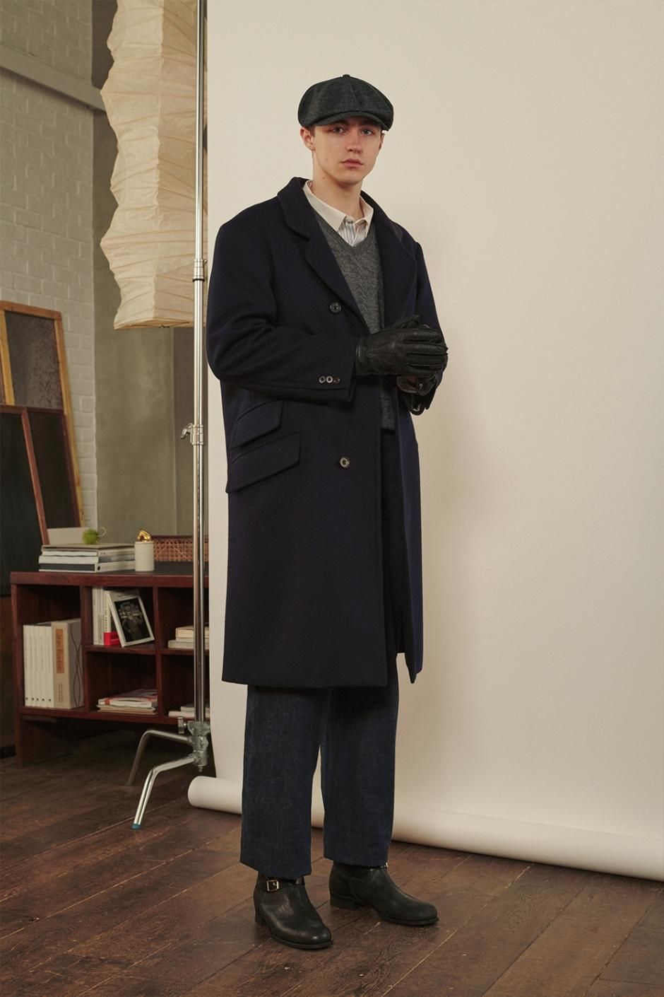 オールドジョー OLDJOE 14AW ダブルブレスト コート アウター 36