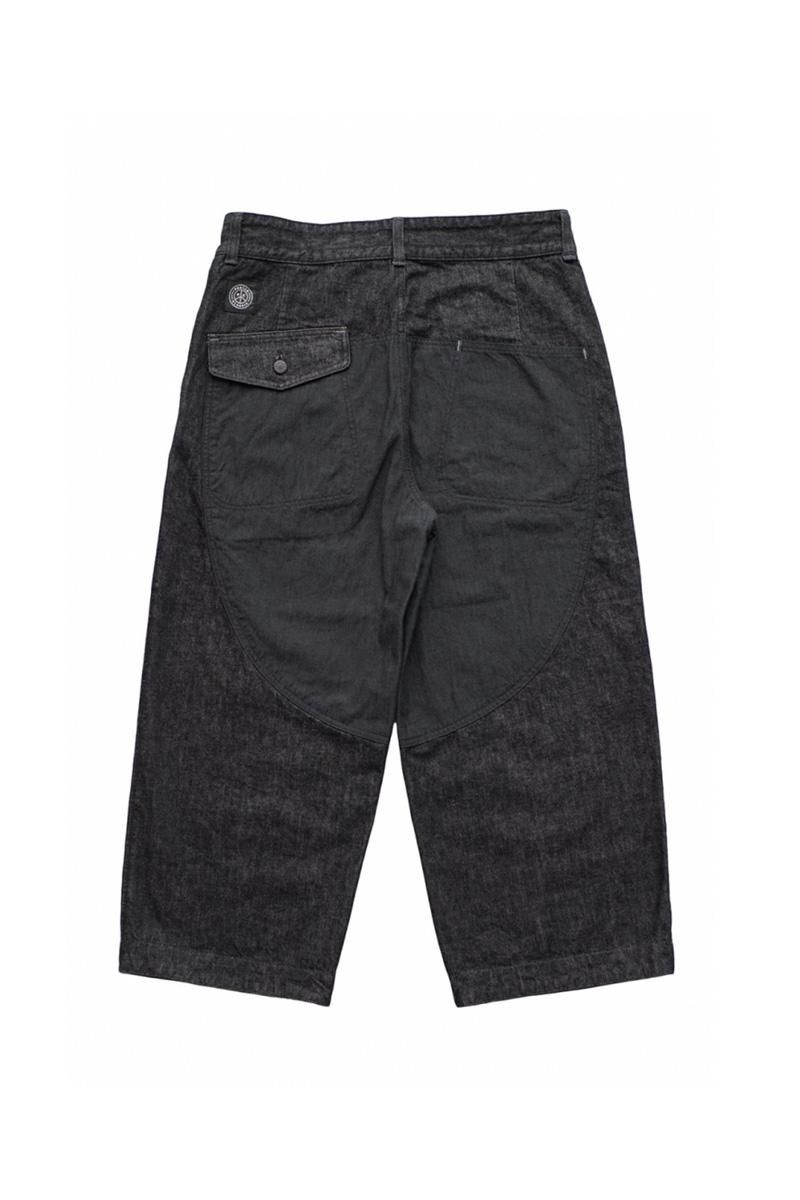 Porter Classic - KENDO DENIM WIDE PANTS 2019 - BLACK × ARTIST ...