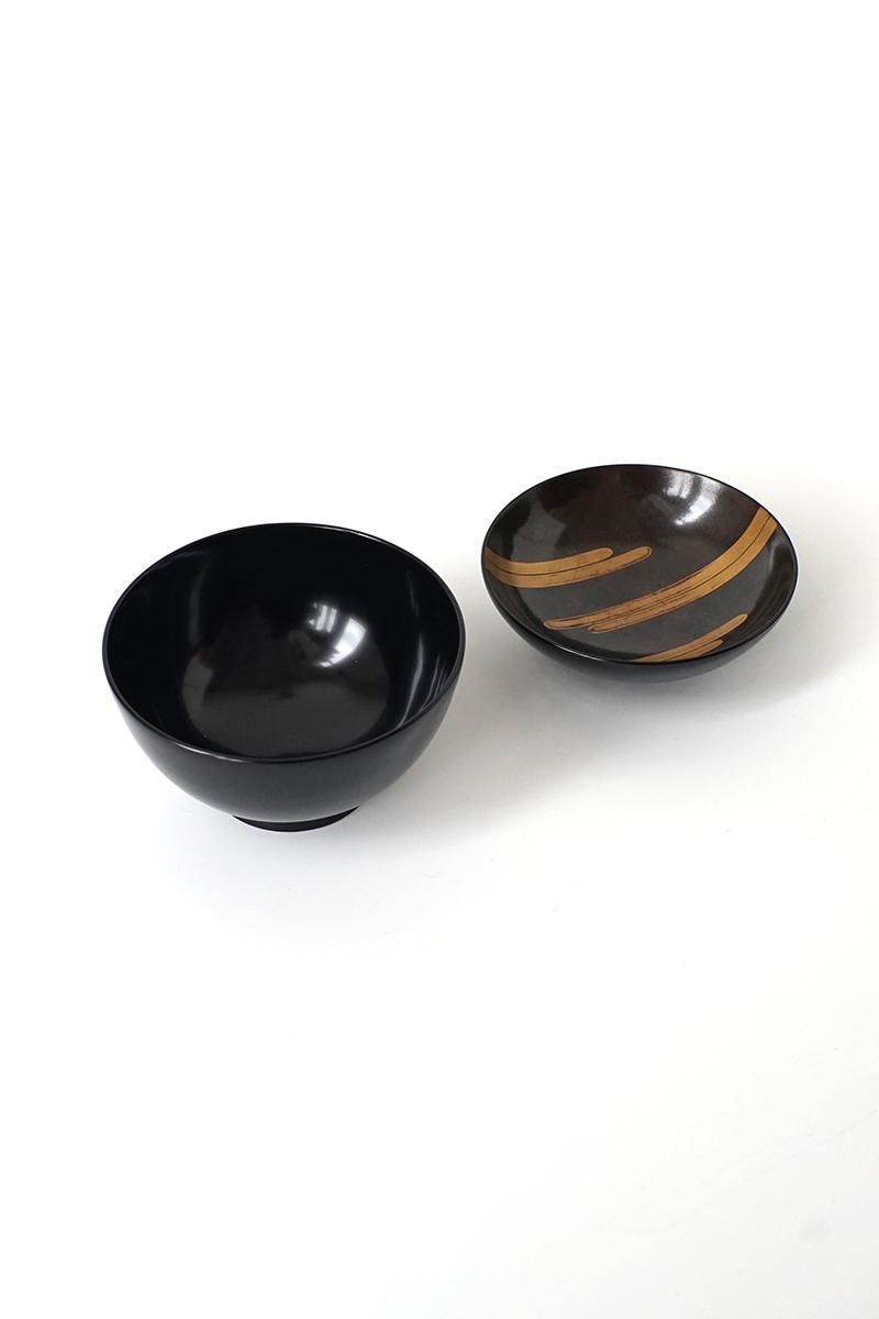 漆器 輪島塗 木製 蒔絵 溜塗 吸物椀 蓋付椀 汁椀 10客 木箱