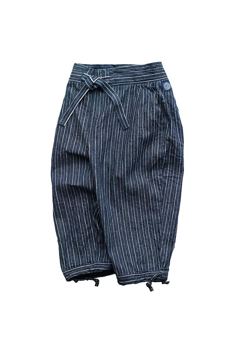 PORTER CLASSIC HAWAIIAN DENIM PANTSデニムカラーデザイン濃紺