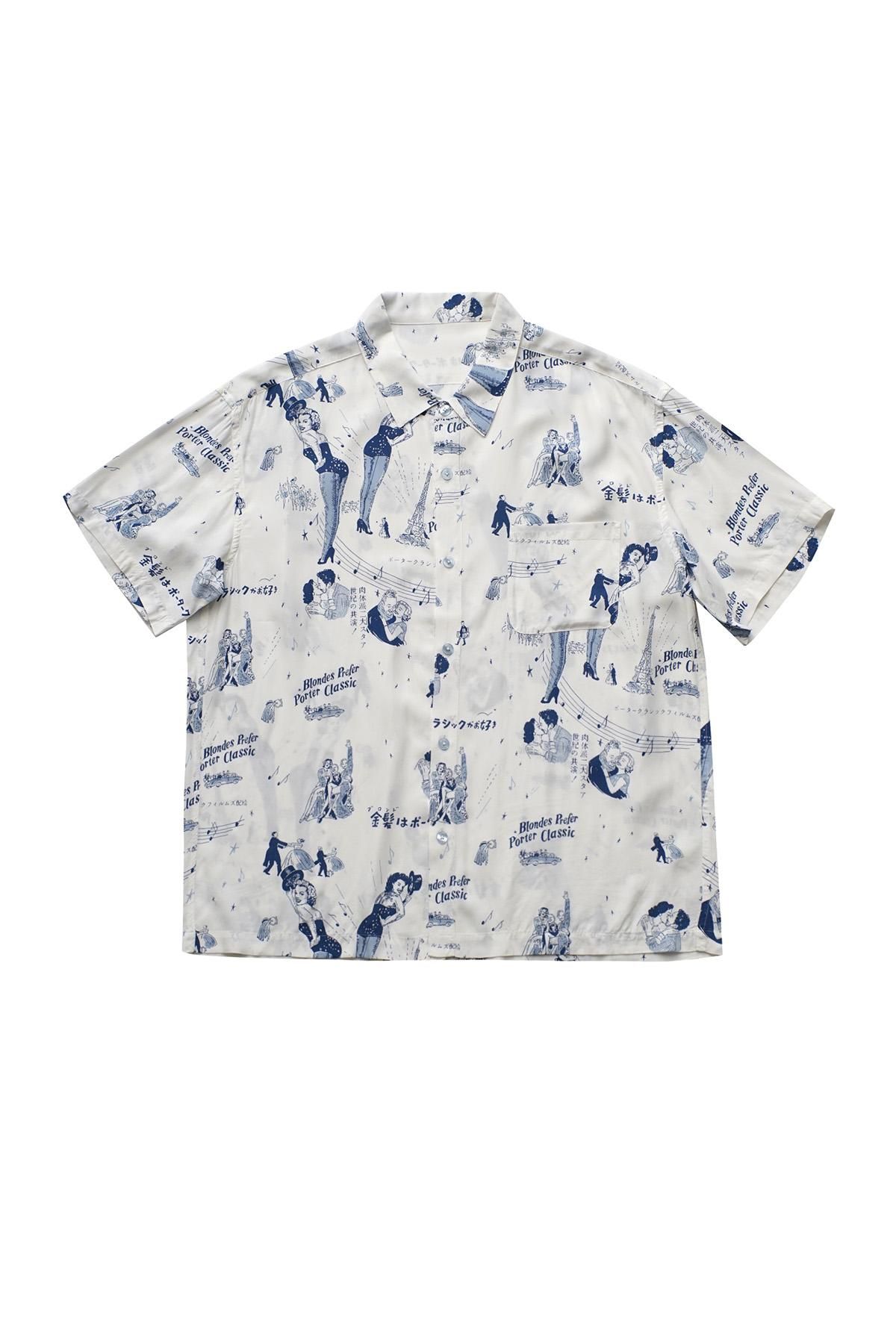 Porter Classic BLONDES PC ALOHA SHIRTメンズ