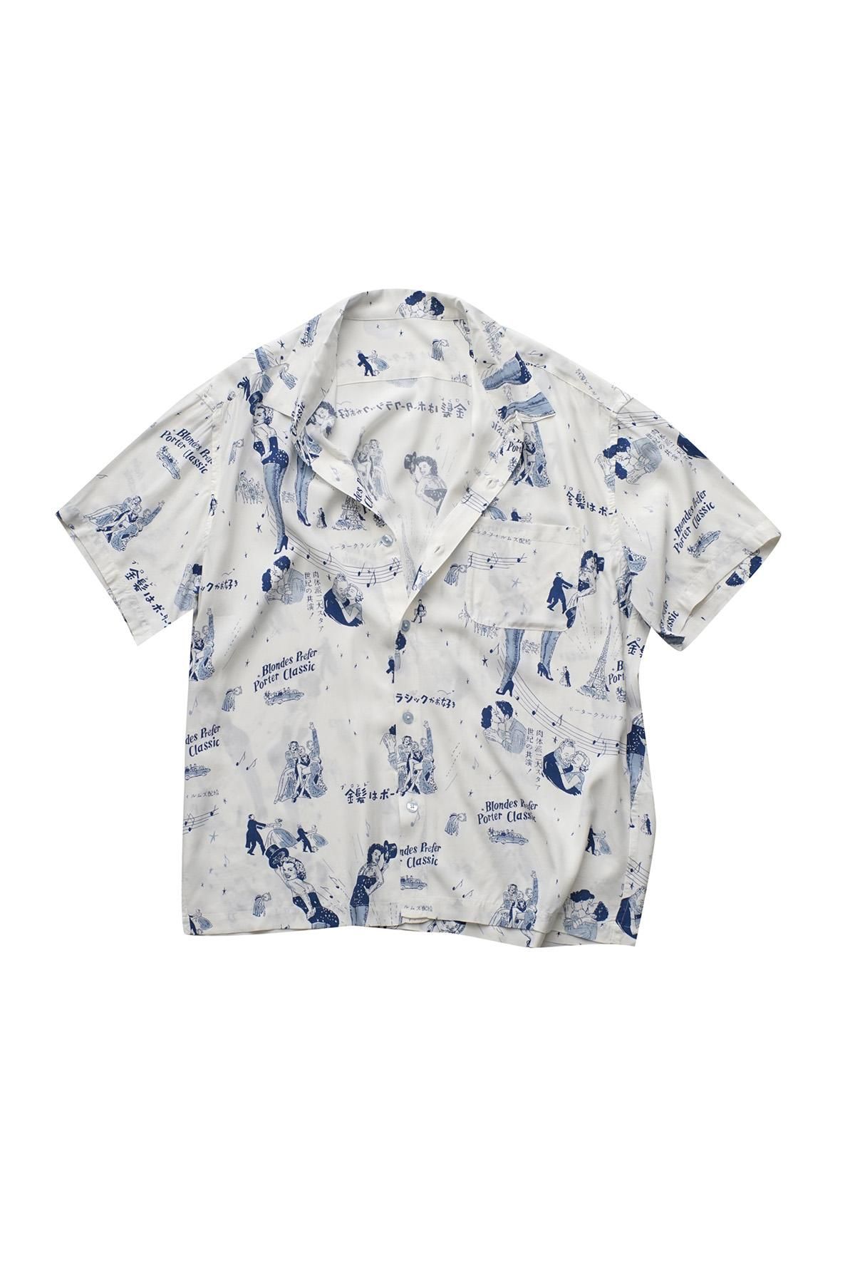 最終お値下げ］Porter Classic ALOHA SHIRT WHITE-