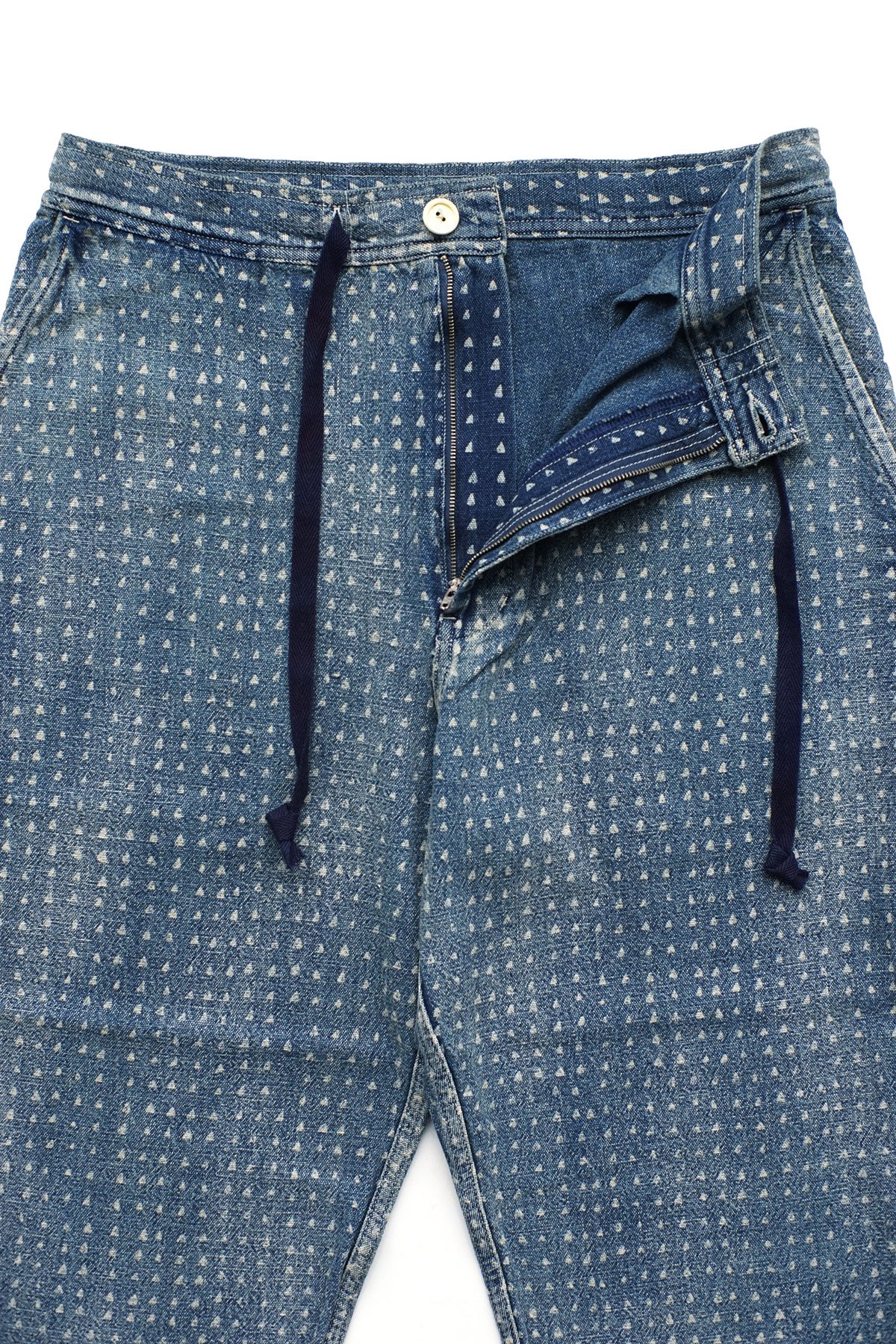 Porter Classic - AFRICAN COTTON PANTS 2019 - BLUE ポーター