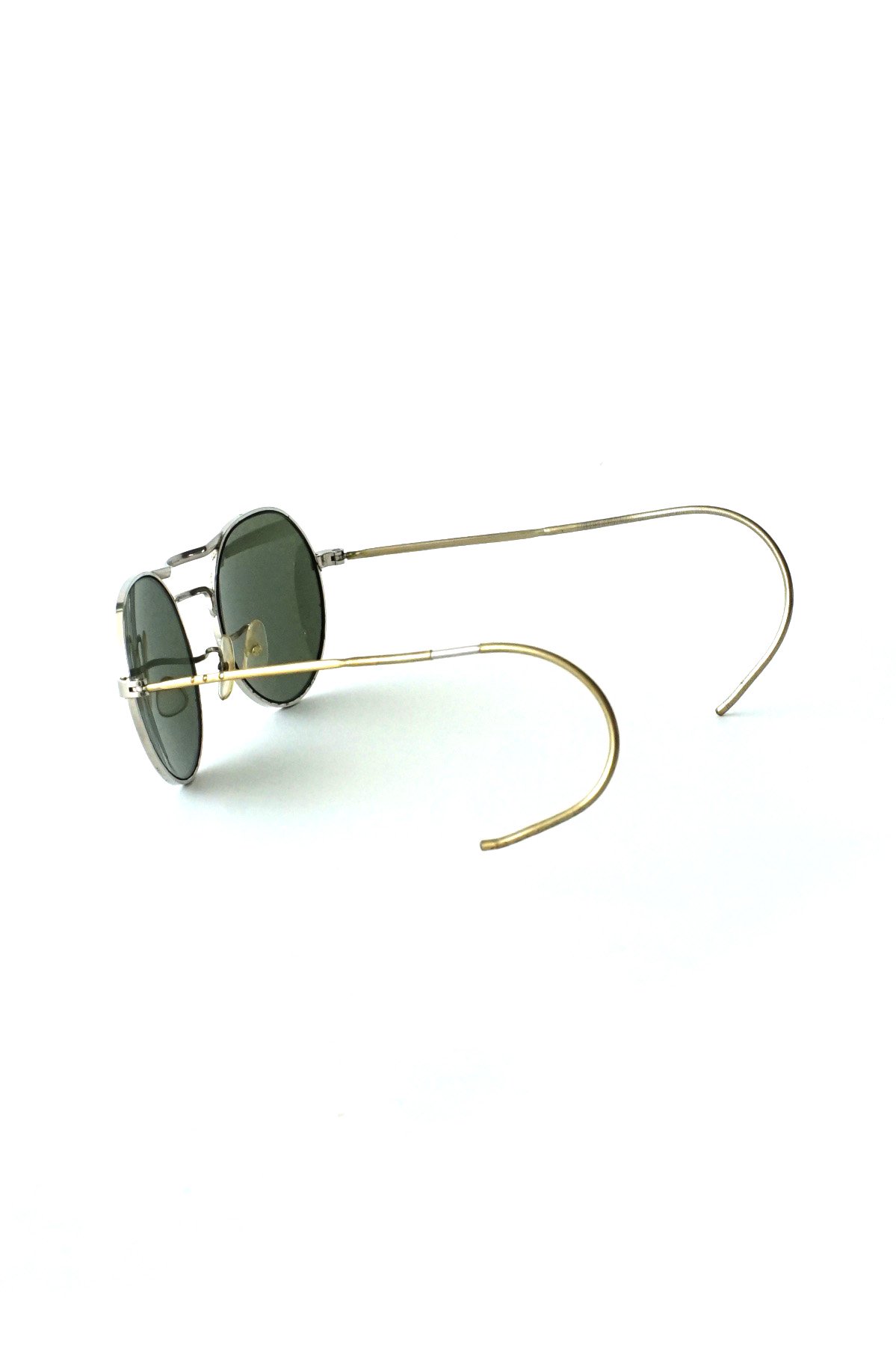 1940s BRITISH AMERICAN OPTICAL WW2 ROYAL AIR FORCE ROUND AVIATOR