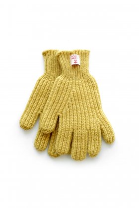 Nigel Cabourn - RIBBED GOALIE GLOVES - YELLOW