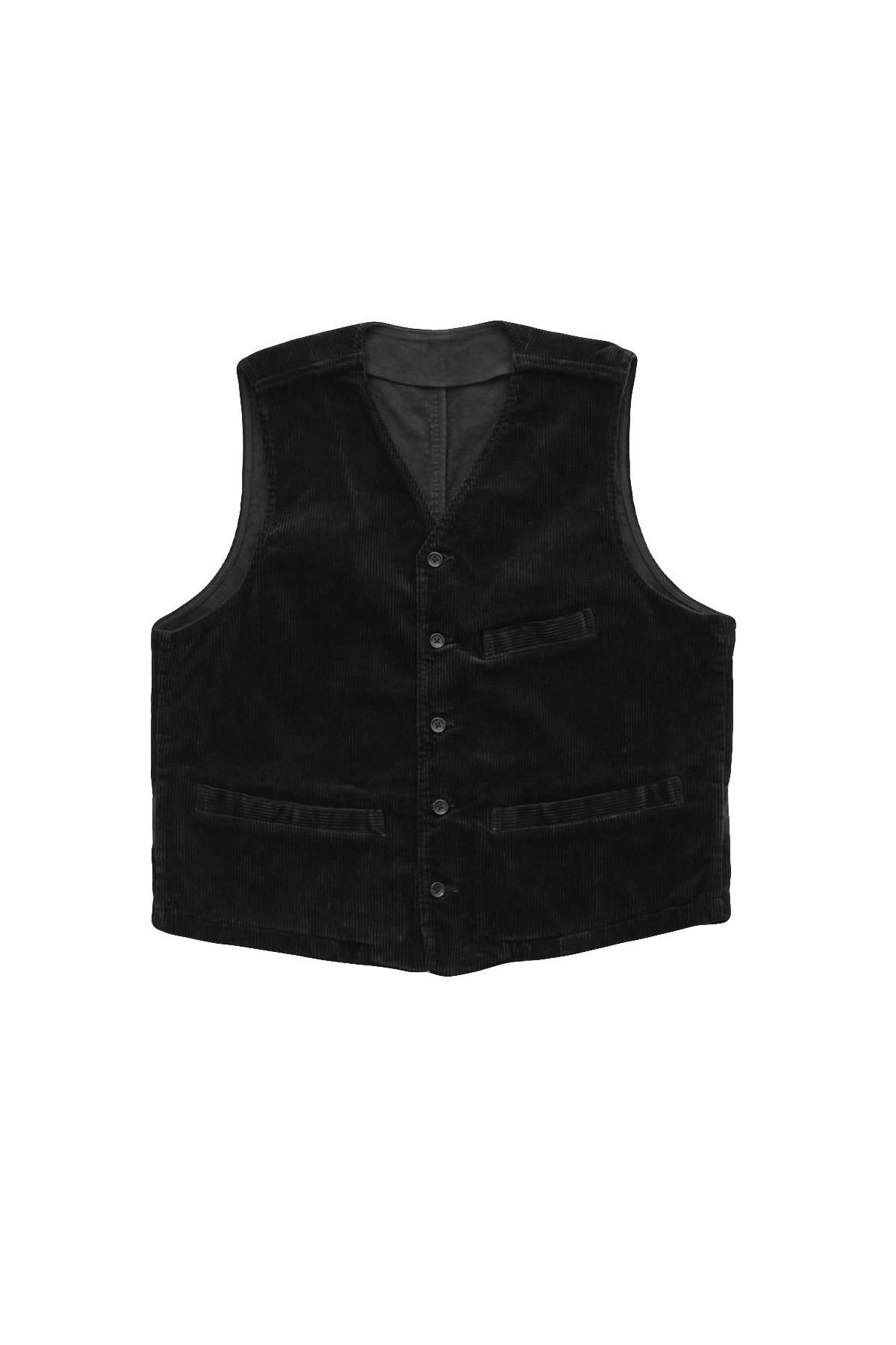 Porter Classic - CORDUROY CLASSIC VEST 2019 - BLACK ポータークラシック《コーデュロイクラシックベスト  2019》ブラック - 通販 - - PHAETON