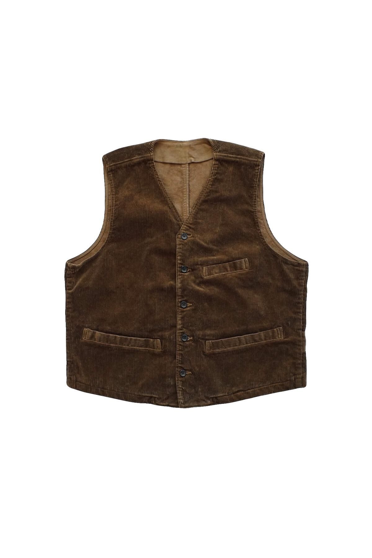 Porter Classic - CORDUROY CLASSIC VEST 2019 - GOLDEN BROWN ...