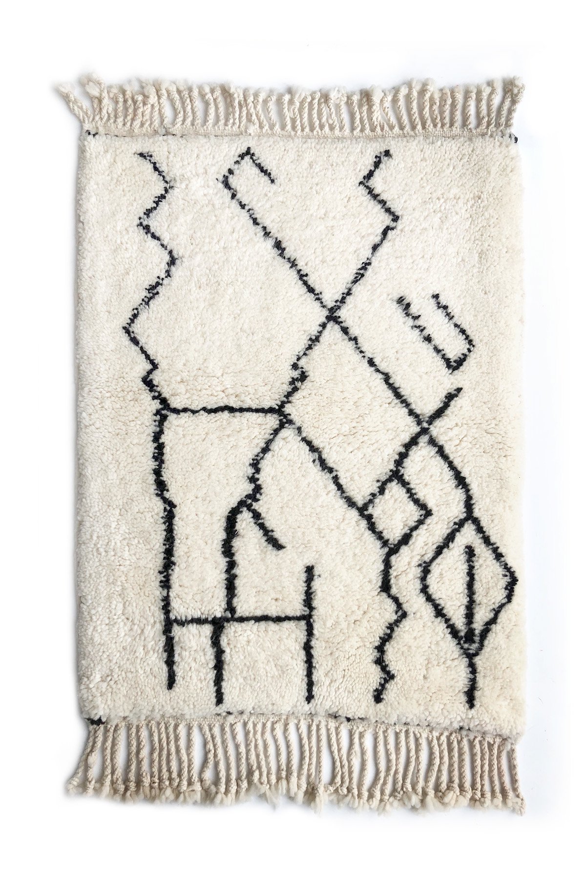 MOROCCAN RUG - BENI OUARAIN/AZILAL (VINTAGE) 〈ビンテージモロッコラグ ベニワレン／アジラル〉通販 正規店  フェートン - Phaeton Smart Clothes Online Store