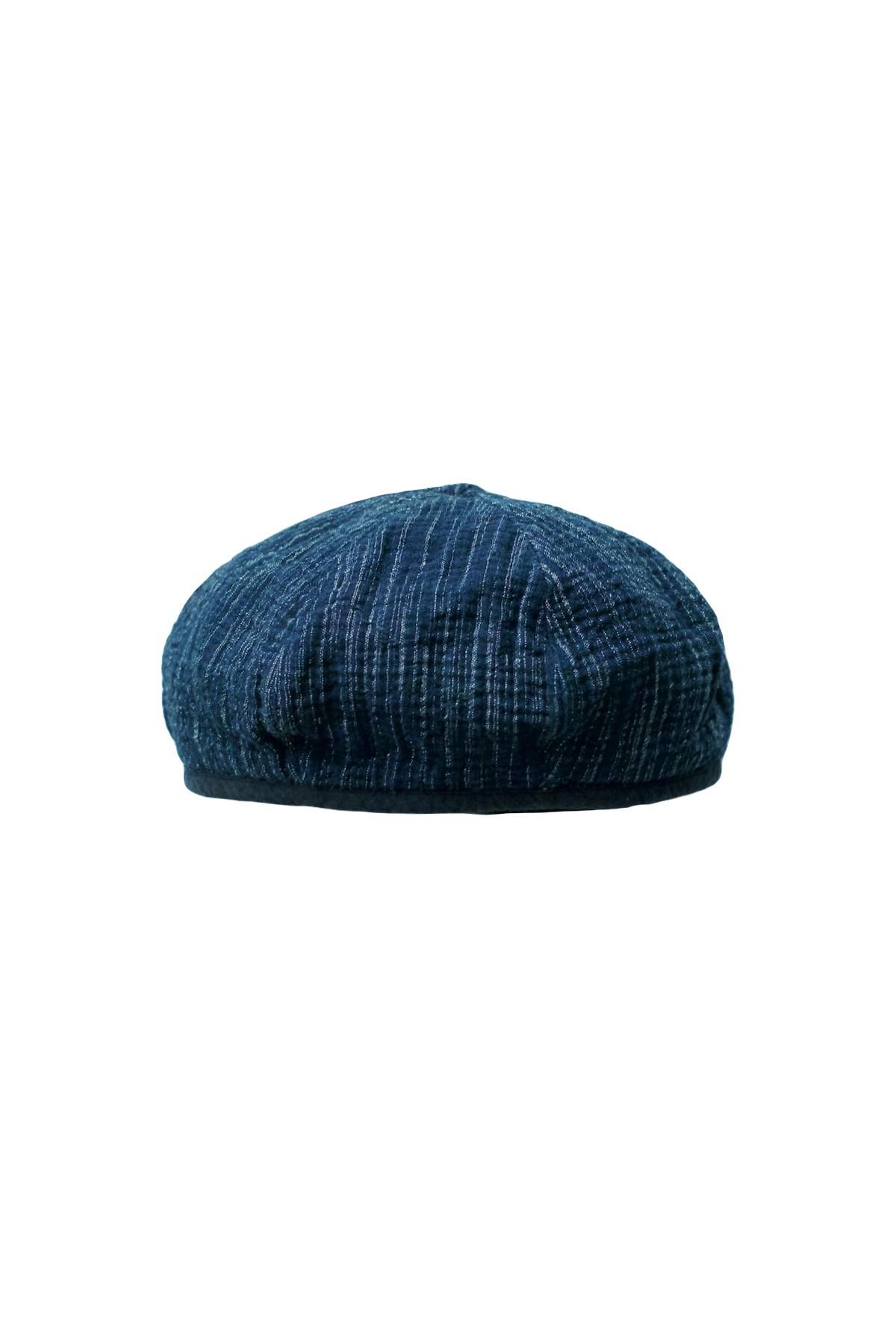 ポータークラシック SASHIKO BERET 刺し子 ベレー帽 ブラック - www 