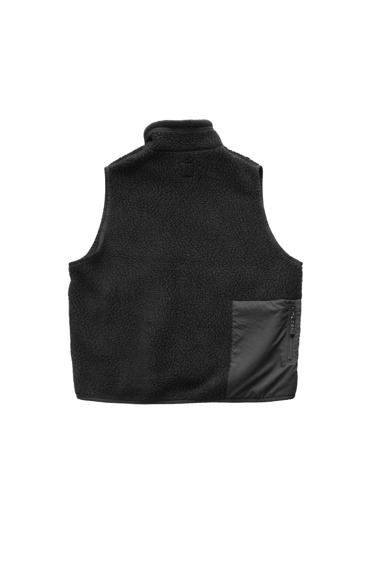 Porter Classic◇FLEECE VEST/フリースベスト/2/ポリエステル/BLK ...