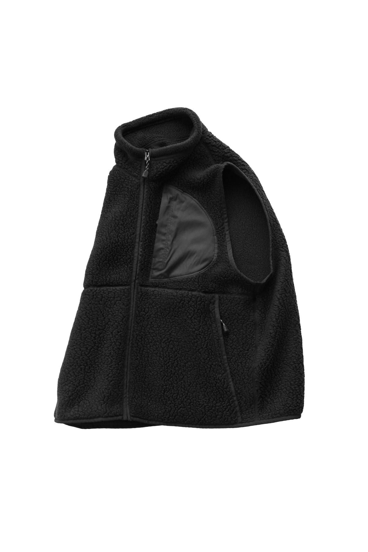 Porter Classic - FLEECE VEST - BLACK ポータークラシック