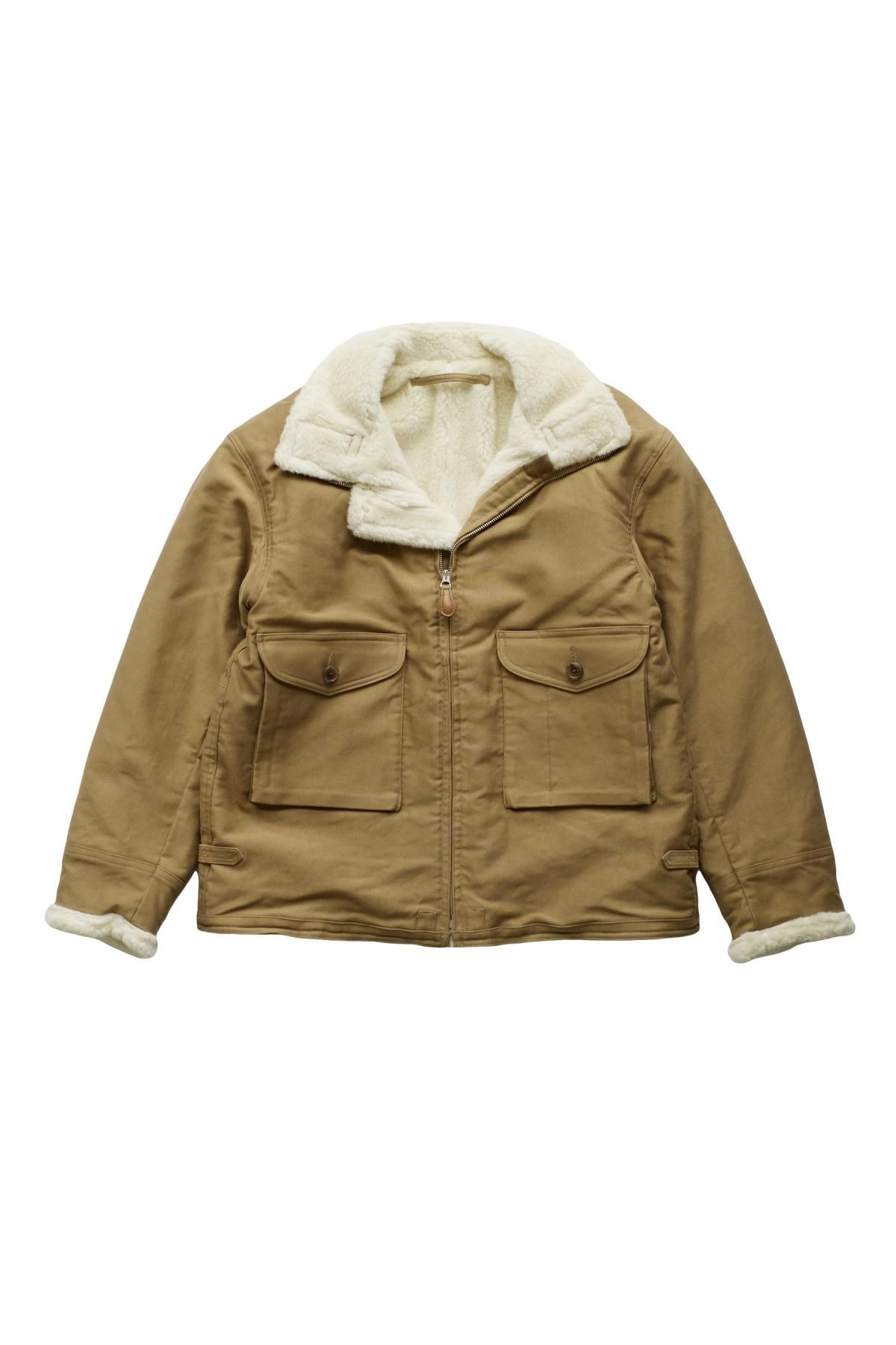 オールドジョー ALPACA SHEARING AVIATOR JACKET