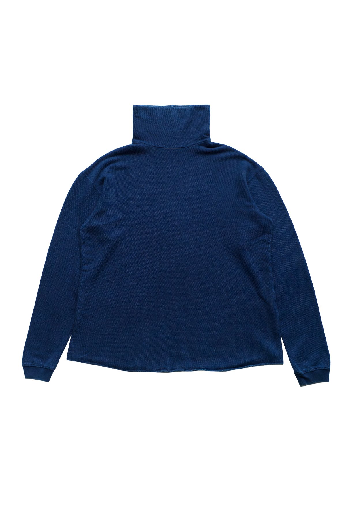 Porter Classic - FRENCH THERMAL TURTLENECK - BLUE ポーター